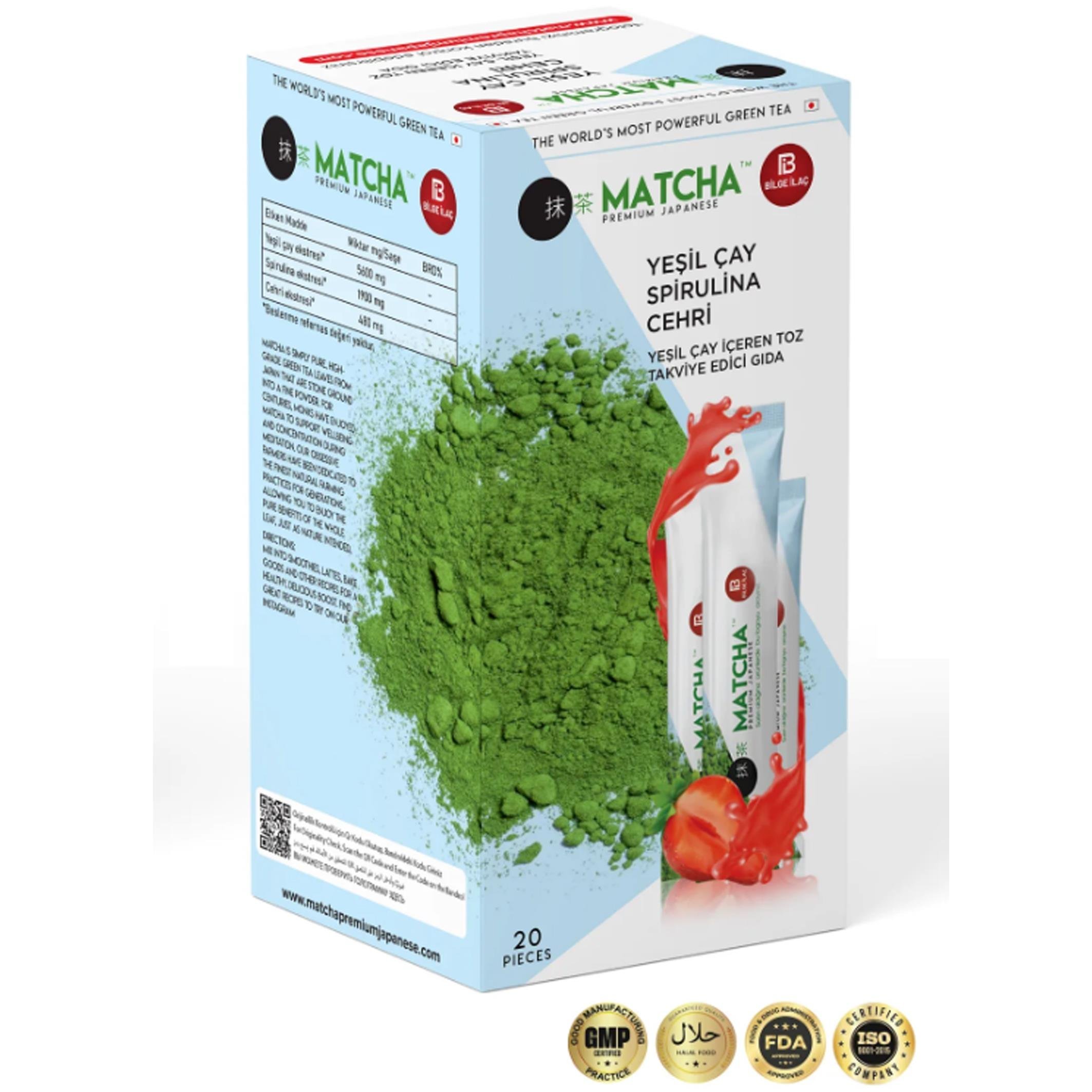 Bilge İlaç Matcha Çilekli